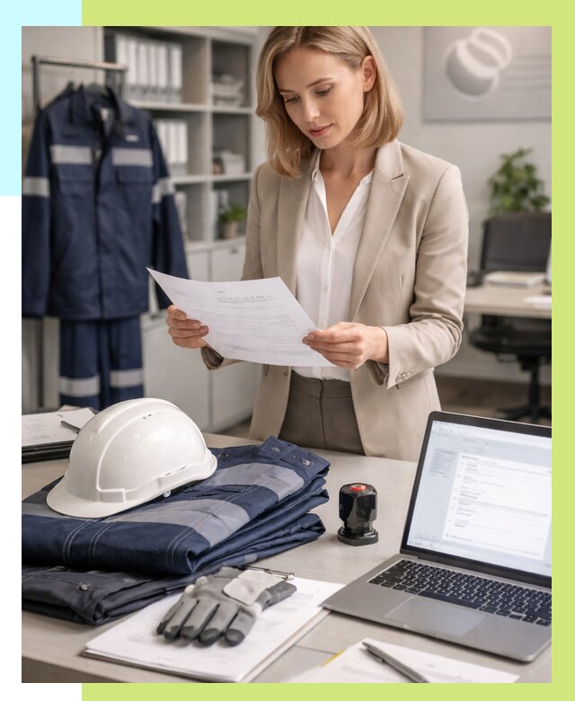 Сертификация спецодежды в Прохладном от 7583 р. | Алешин-Прх