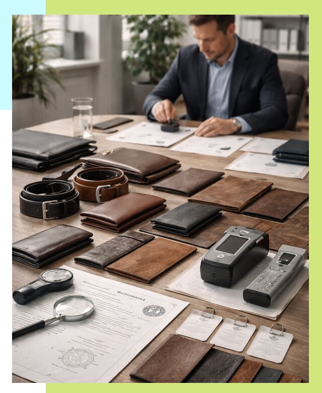 Сертификация кожаных изделий в Прохладном от 13000 р. | Алешин-Прх