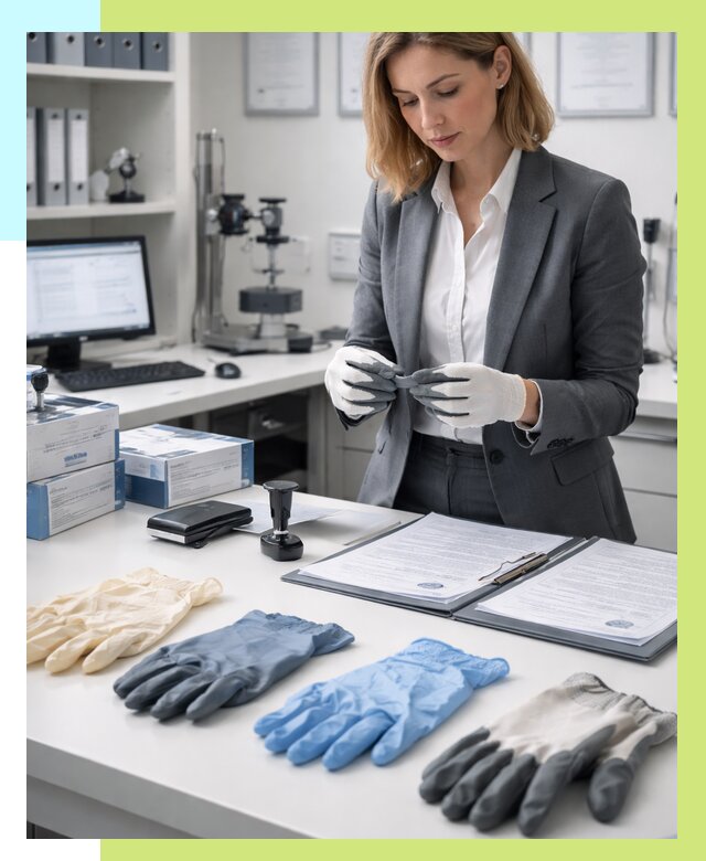 Сертификация перчаток в Прохладном от 9208 р. | Алешин-Прх