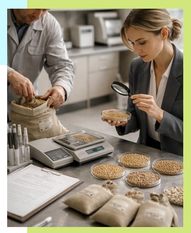 Сертификация зерна в Прохладном по цене от 16250 р. | Алешин-Прх