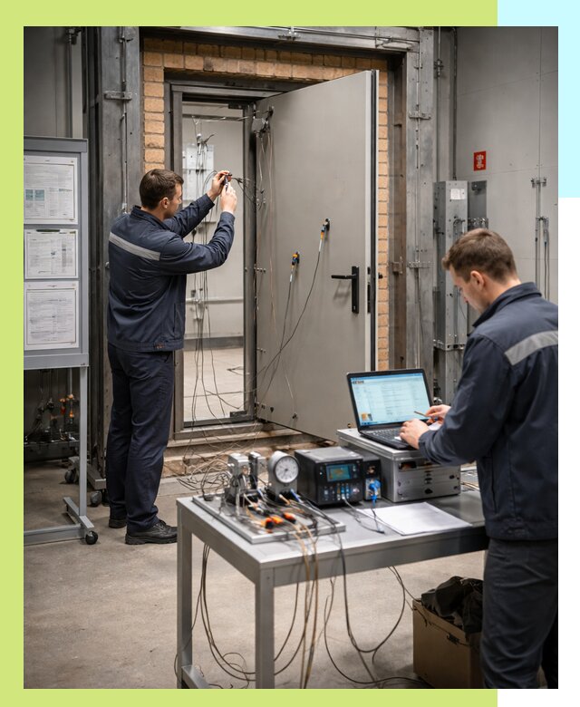 Сертификация противопожарных дверей в Прохладном по ГОСТ и ТР