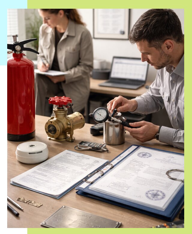 Сертификация пожарного оборудования в Прохладном от 16250 р.|Алешин-Прх