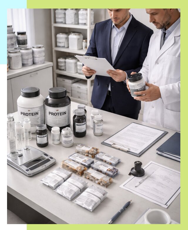 Сертификация спортивного питания в Прохладном от 16250 р., Алешин-Прх