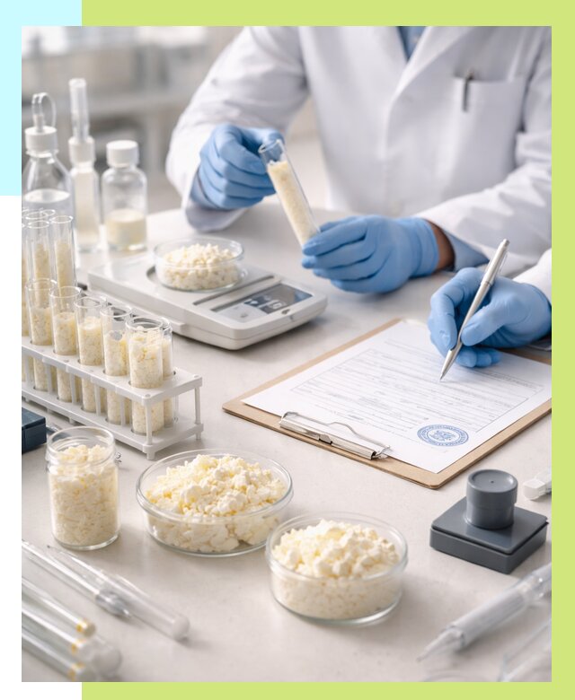 Сертификация творога в Прохладном от 13000 р. под ключ | Алешин-Прх