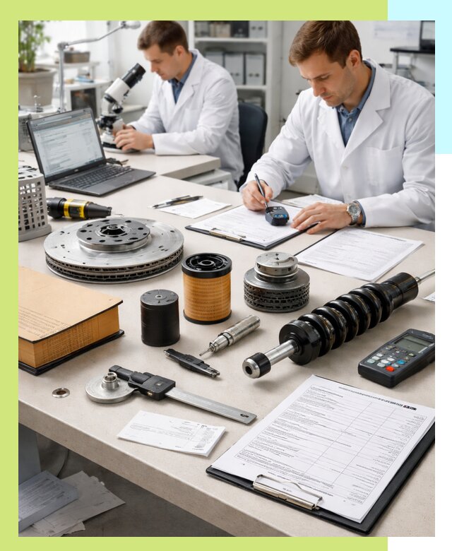 Сертификация автозапчастей и комплектующих в Прохладном по ГОСТ