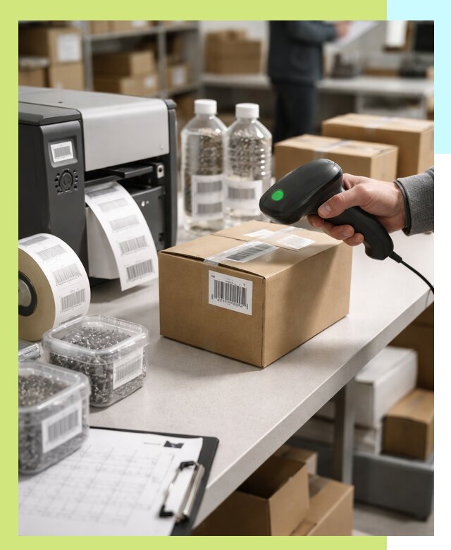 Штрихкодирование продукции и маркировка для продажи в Прохладном