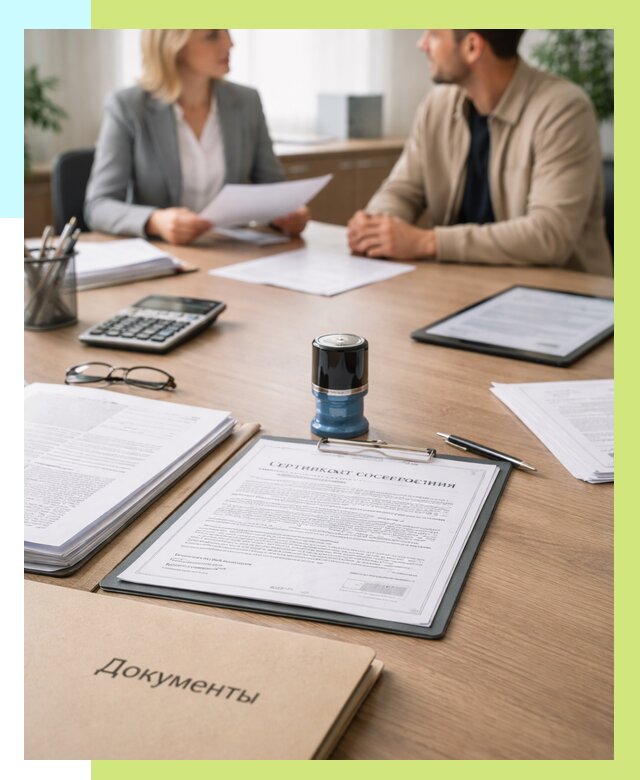 Сертификат соответствия на продукцию в Прохладном от 16250 р.|Алешин-Прх