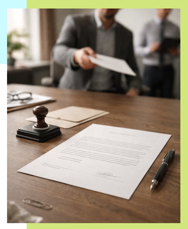 Отказное письмо по сертификации в Прохладном от 3792 р. | Алешин-Прх