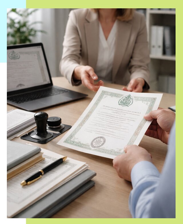 Халяль сертификат в Прохладном, получить от 16250 р. | Алешин-Прх