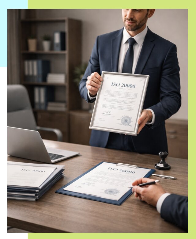 Сертификат ISO 20000 в Прохладном под ключ от 129996 р., Алешин-Прх