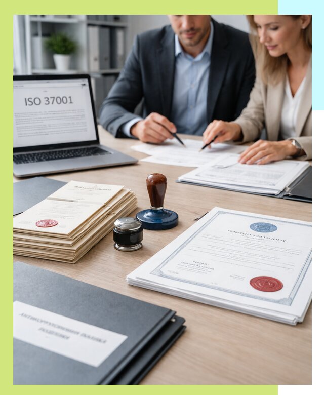 Получение сертификата ISO 37001 по системе борьбы с коррупцией в Прохладном