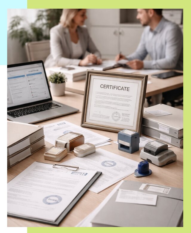 Сертификация компании в Прохладном от 48749 р. | Алешин-Прх — заказ